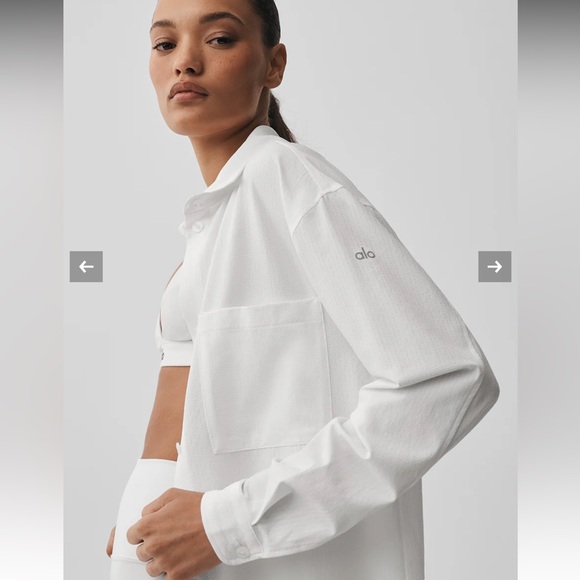 ALO | Dreamscape Button Down Long Sleeve - Picture 3 of 9